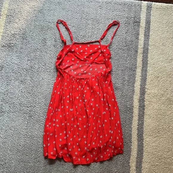 Free people red floral mini dress - Picture 5 of 8